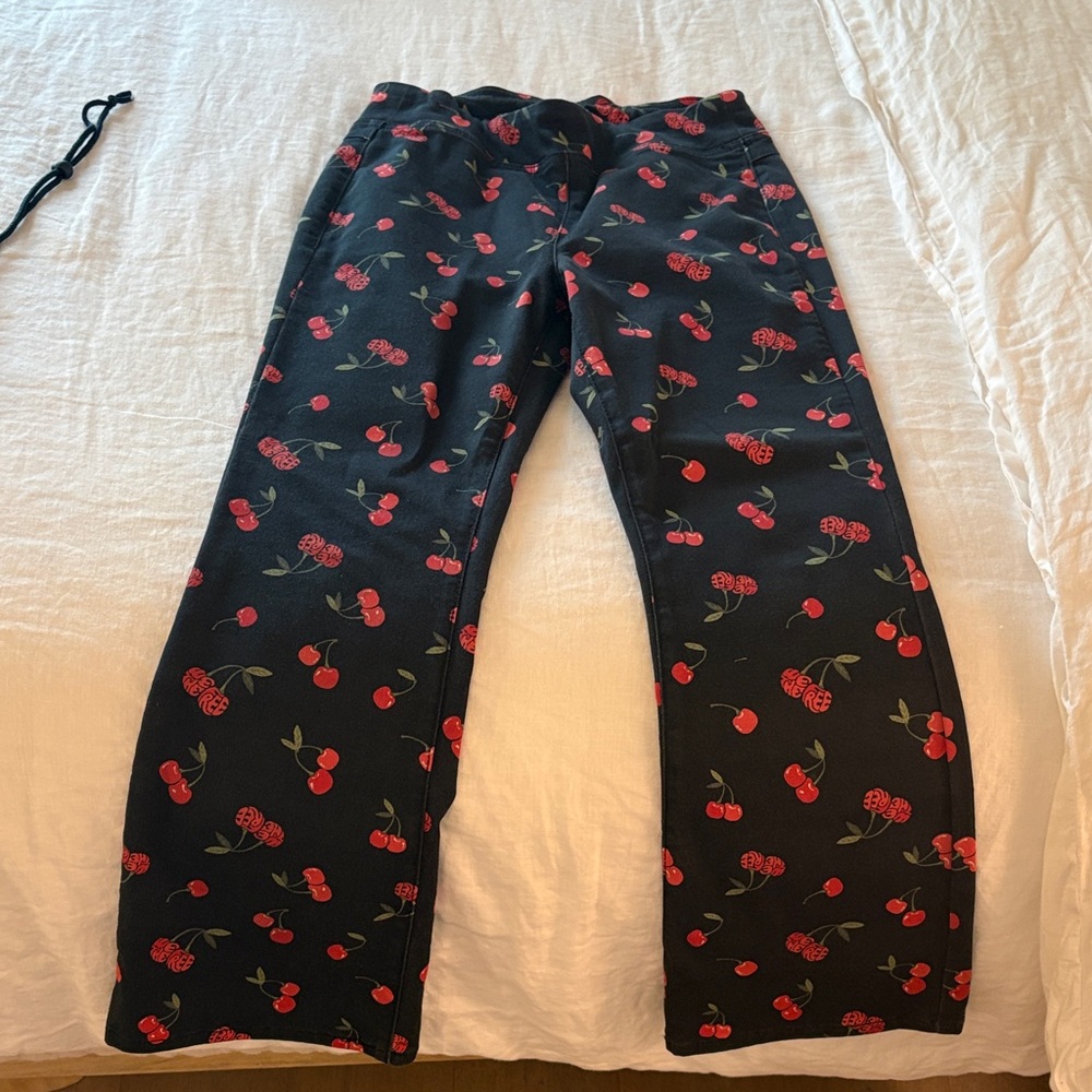 We The Free Black Cherry Kids Pajama Bottoms